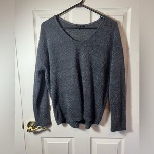 Papermoon Light Sweater Dark Grey Long Sleeve. No Tag SZ Med